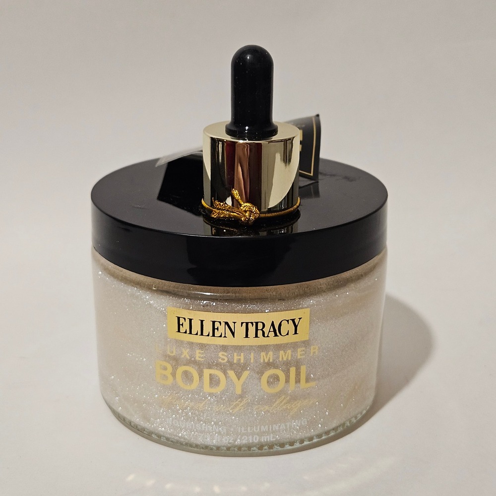 Ellen Tracy Luxe Shimmer Body Oil Infused with Collagen 7.1 fl oz Illuminating